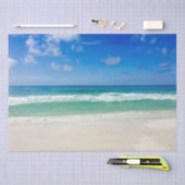 Beachfotografie Blauer Himmel mit Wellen Seidenpapier (Handwerk)