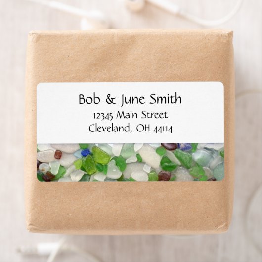 Beachglasadressen-Labels (Insitu)