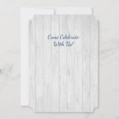 Beachhouse oder Lake House Einladung (Rückseite)