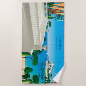 Beachhouse-Strandhandtuch Strandtuch (Vorderseite)