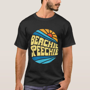 Beachie Speechie Logopädie Strand Retro Sommer T-Shirt