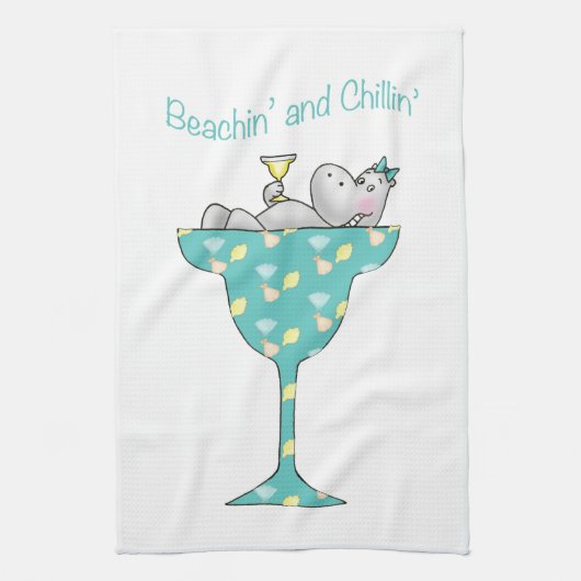 Beachin und chillin handtuch (Vertikal)