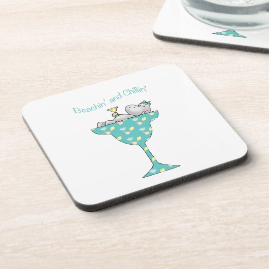 Beachin' und Chillin' Untersetzer (Linke Seite)