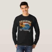 Beaching not Teaching Vacation Summer matching Tea T-Shirt (Vorne ganz)