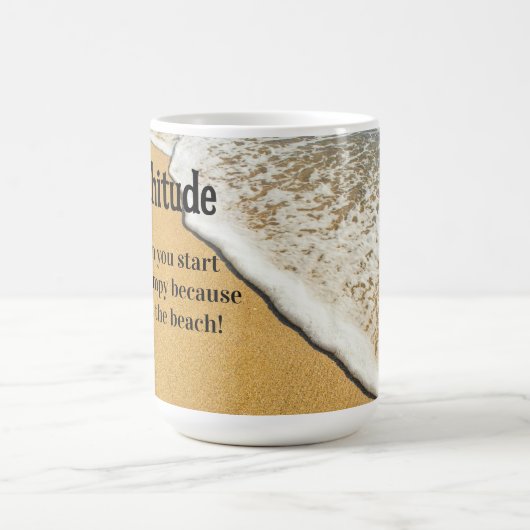 "Beachitude" Definition Kaffeetasse (Mittel)