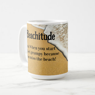 "Beachitude" Definition Kaffeetasse