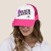 #BEACHJUSTICE Girl'ish Fernlastfahrer-Hut Truckerkappe (Beispiel)