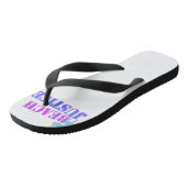 #BEACHJUSTICE Retro Flip Flops Badesandalen (Schrägansicht)