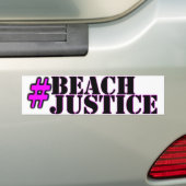 #Beachjustice Stolzaufkleber Autoaufkleber (Auf Auto)