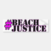 #Beachjustice Stolzaufkleber Autoaufkleber (Vorne)