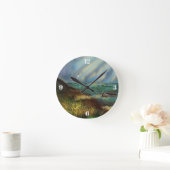 Beachlandschaft Wall Clock Runde Wanduhr (Zuhause)