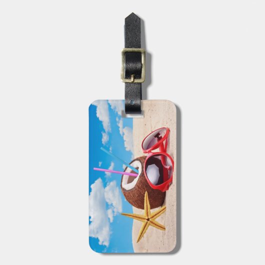 Beachlutelmarke Gepäckanhänger (Vorderseite vertikal)