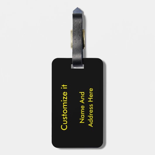 Beachlutelmarke Gepäckanhänger (Rückseite vertikal)