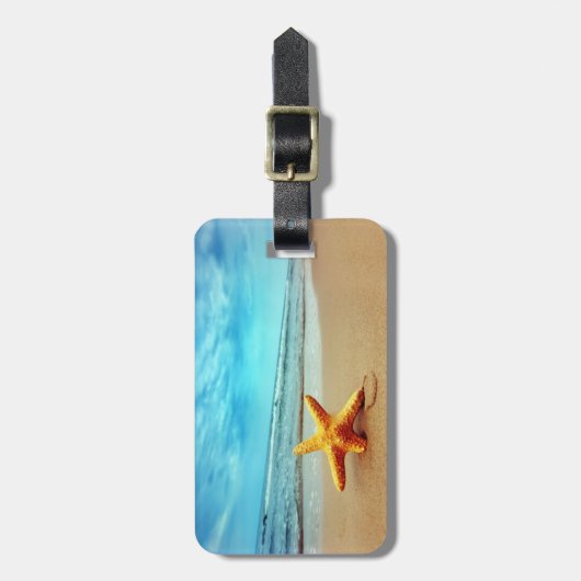 Beachlutelmarke Gepäckanhänger (Vorderseite vertikal)