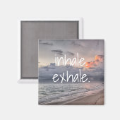 Beachmeditation Magnet (Vorderseite/Rückseite)