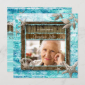 Beachmemorial Ankündigung Beerdigung Vintag (Vorne/Hinten)