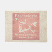 Beachologie: Erlangen Sie Ihre Meerjungfrau auf de Fußmatte (Vorderseite)