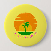 "Beachside Bliss" Button (Vorderseite)