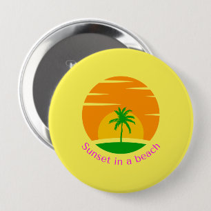 "Beachside Bliss" Button
