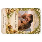 Beachside Garde Photo Save The Date Wedding Magnet (Horizontal)