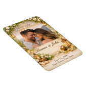 Beachside Garde Photo Save The Date Wedding Magnet (Rechte Seite)
