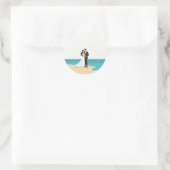 Beachside Kiss Sticker (Tasche)