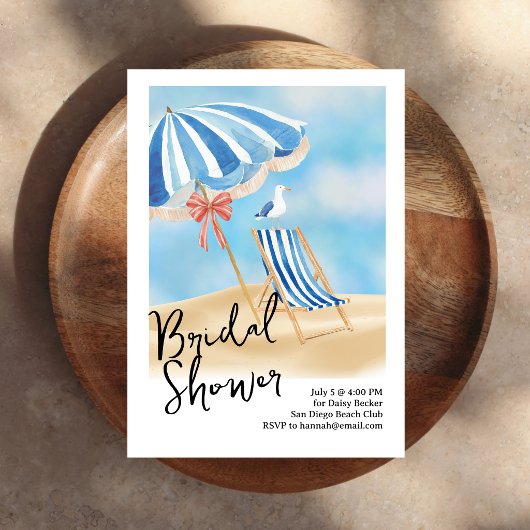 Beachside Party Einladung