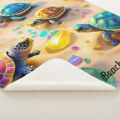 "Beachside Turtle Buddies" Sherpadecke (3/4)