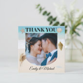 Beachside Vow Vielen Dank für Ihre Karte für Micro (Stehend Vorderseite)