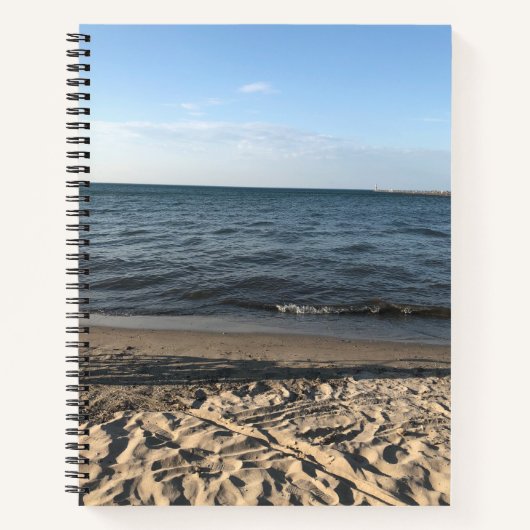 Beachspirale-Notebook Notizblock (Vorderseite)