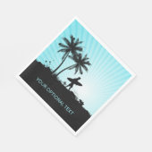 Beachsurfer-Papierservietten Serviette (Ecke)