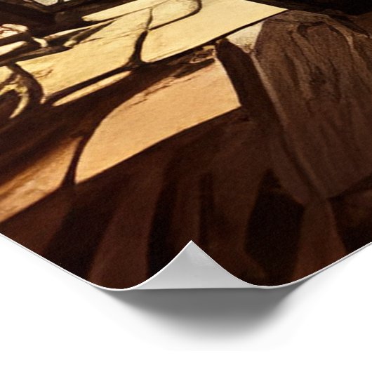 Beachszene 2 poster (Ecke)