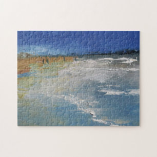 Beachszene beeindruckende Malerei Jigsaw Puzzle