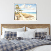 Beachszene Leinwand Wall Art (Insitu (Schlafzimmer))