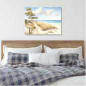 Beachszene Leinwand Wall Art (Insitu (Schlafzimmer))
