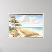 Beachszene Leinwand Wall Art (Vorderseite)