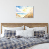 Beachszene Leinwand Wall Art (Insitu (Schlafzimmer))