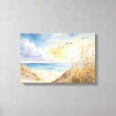Beachszene Leinwand Wall Art (Vorderseite)