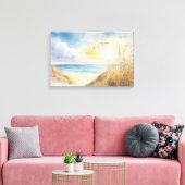 Beachszene Leinwand Wall Art (Insitu (Wohnzimmer))