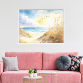 Beachszene Leinwand Wall Art (Insitu (Wohnzimmer))