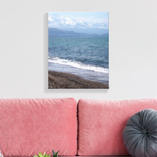 Beachszene umhüllte Canvas Leinwanddruck (Insitu (Wohnzimmer))