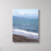 Beachszene umhüllte Canvas Leinwanddruck (Vorderseite)