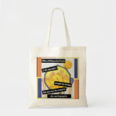 Beachtasche mit sonniger Vintager Sommerszene Tragetasche (Vorne)