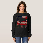 Beachte einfach Labrador-Retriever mit der US-Schw Sweatshirt (Vorne ganz)