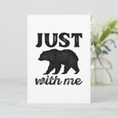 Beachte mich einfach. dankeskarte (Stehend Vorderseite)