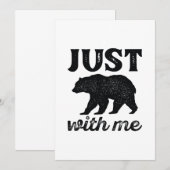 Beachte mich einfach. dankeskarte (Vorne/Hinten)