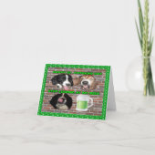 Beachten Sie, dass das Basset-Hound mein Bier nich Karte (Vorderseite)