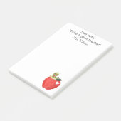 Beachten Sie, dass Ihr großartiger Lehrer, Lehrer Post-it Klebezettel (angewinkelt)