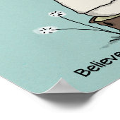 Beachten Sie die Schönheit des Lebens Poster (Ecke)