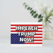 BEACHTEN SIE JETZT TRUMP! POSTKARTE (Stehend Vorderseite)